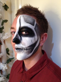 Half Face Skeleton - Side View