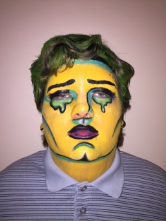 Pop Art Face Man